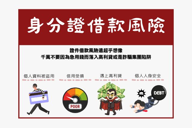 證件借款風險
雙證件借款風險